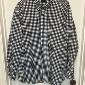 Tailorbyrd Blue and White Gingham Casual Shirt